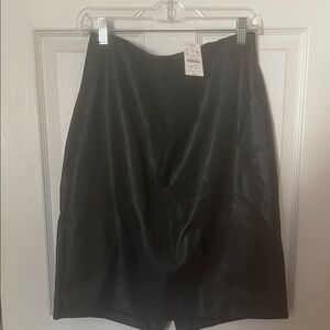 J. Crew Sleek Black Pencil Skirt